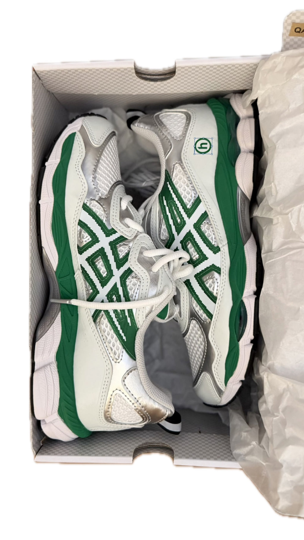 ASICS gel "NYC" green