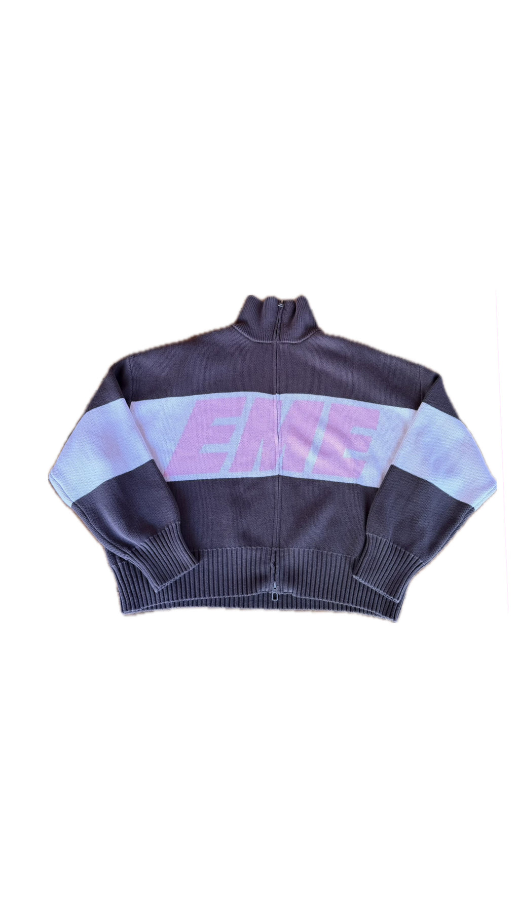 Eme Studios "lollipop" zipper knit