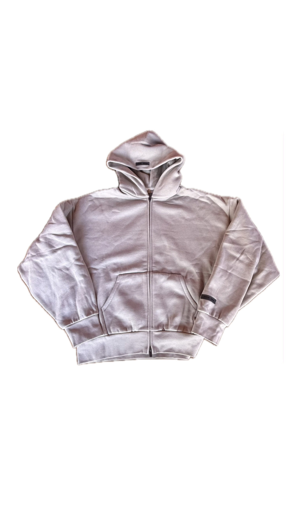 Essentials "pistacho" zip up hoodie