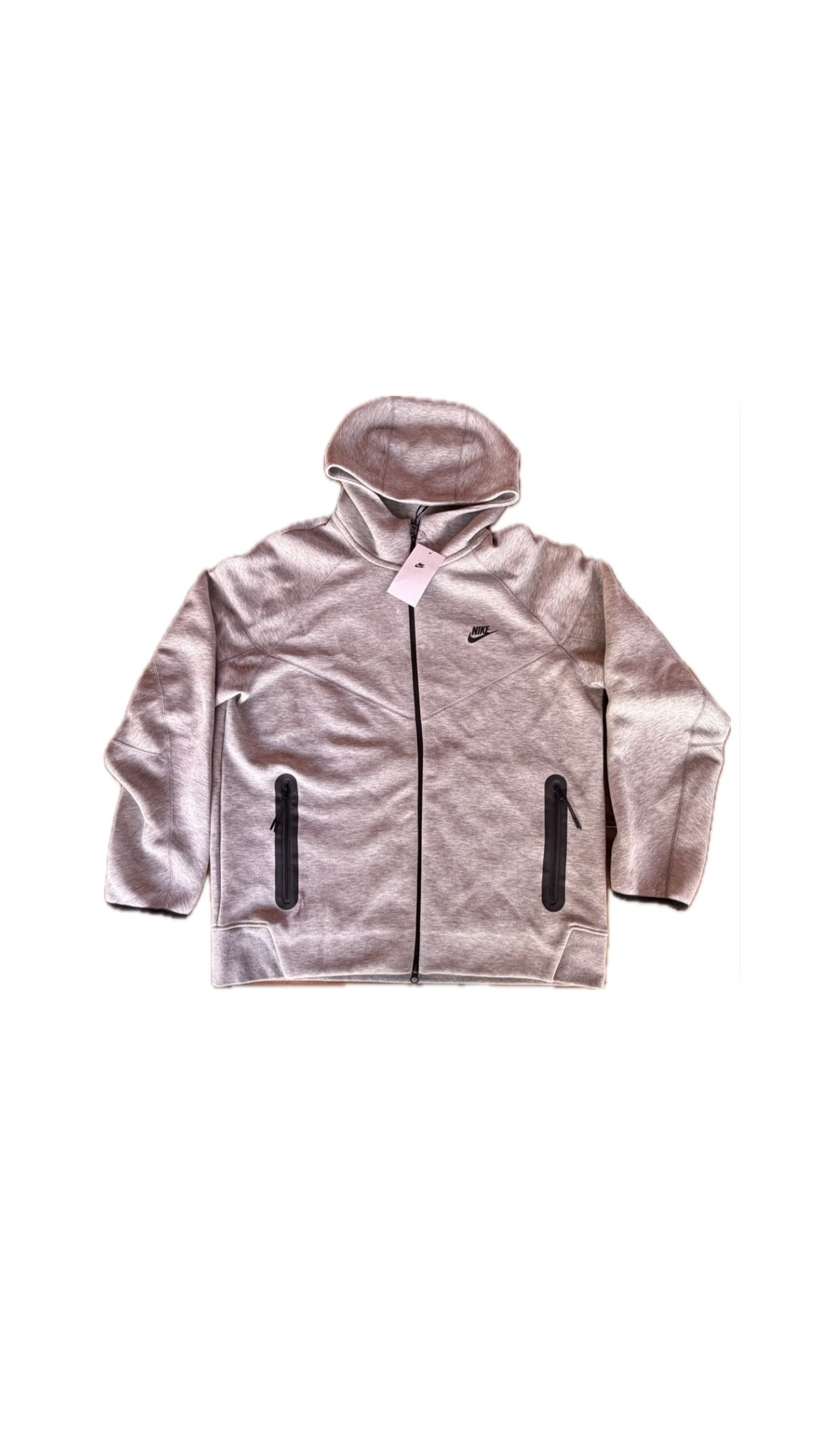 Nike tech "grey" zip up hoodie