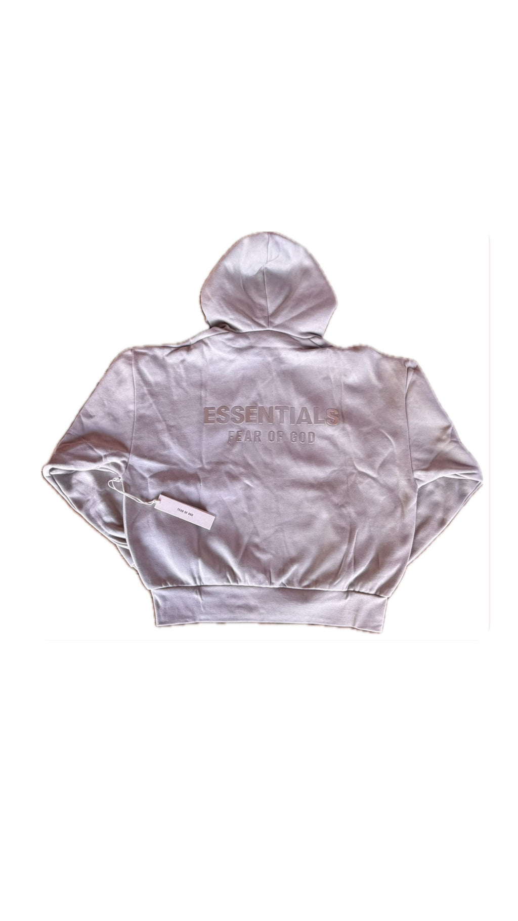 Essentials "pistacho" zip up hoodie