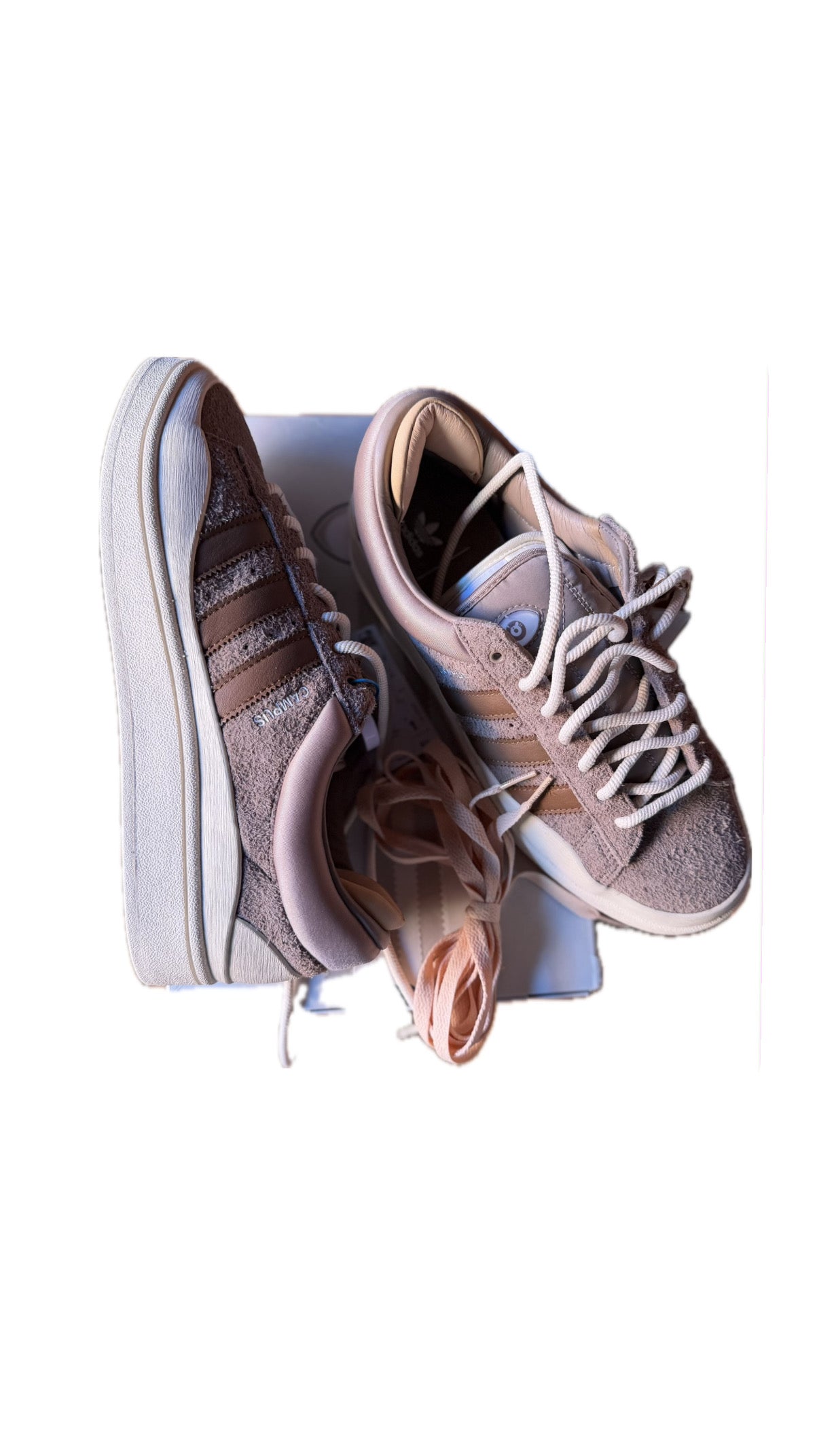 Adidas Bad Bunny "chalky brown"
