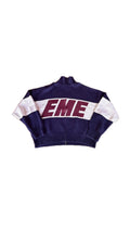 Eme Studios "navy" zipper knit