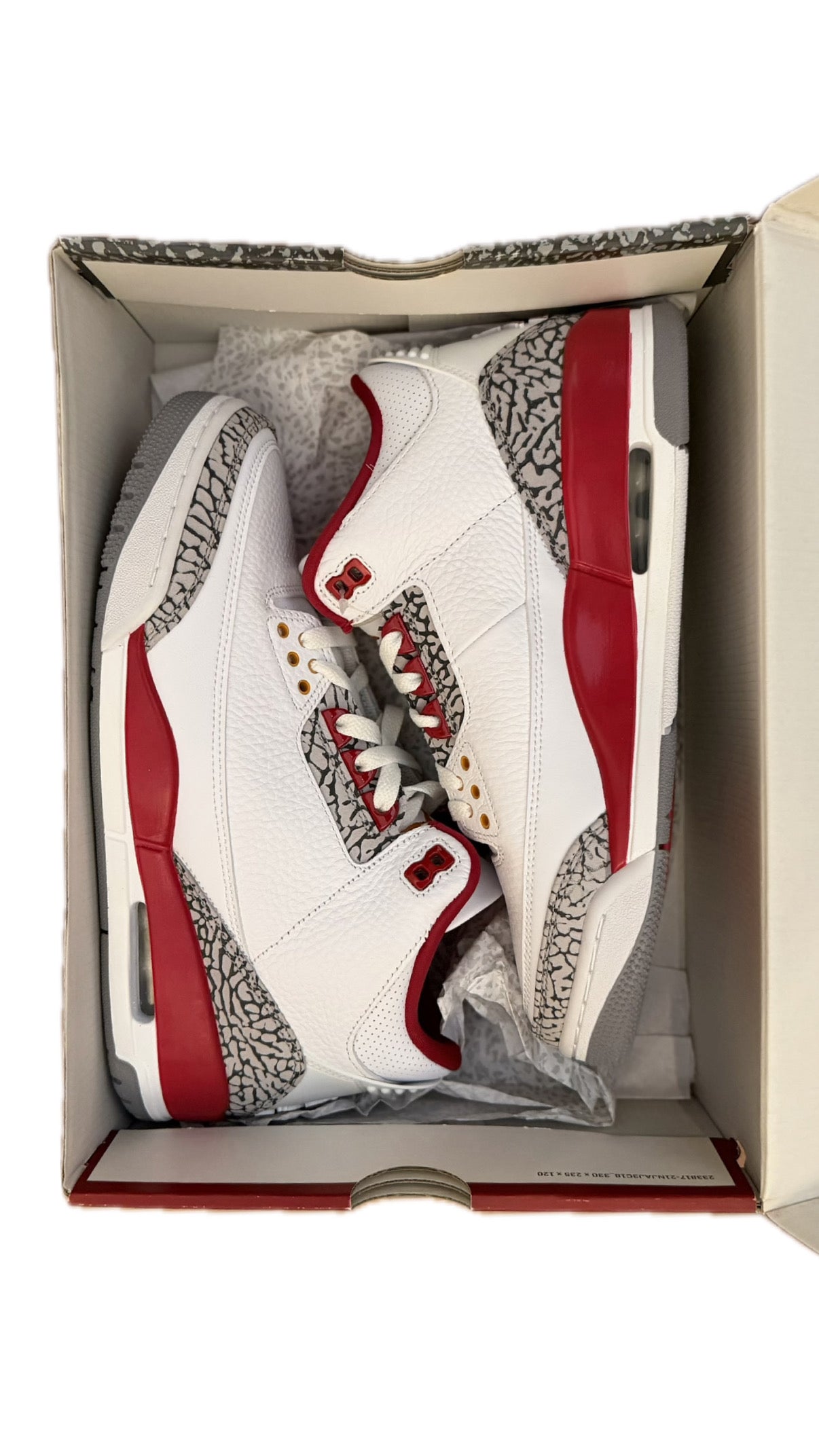 Jordan 3 "carenal red"