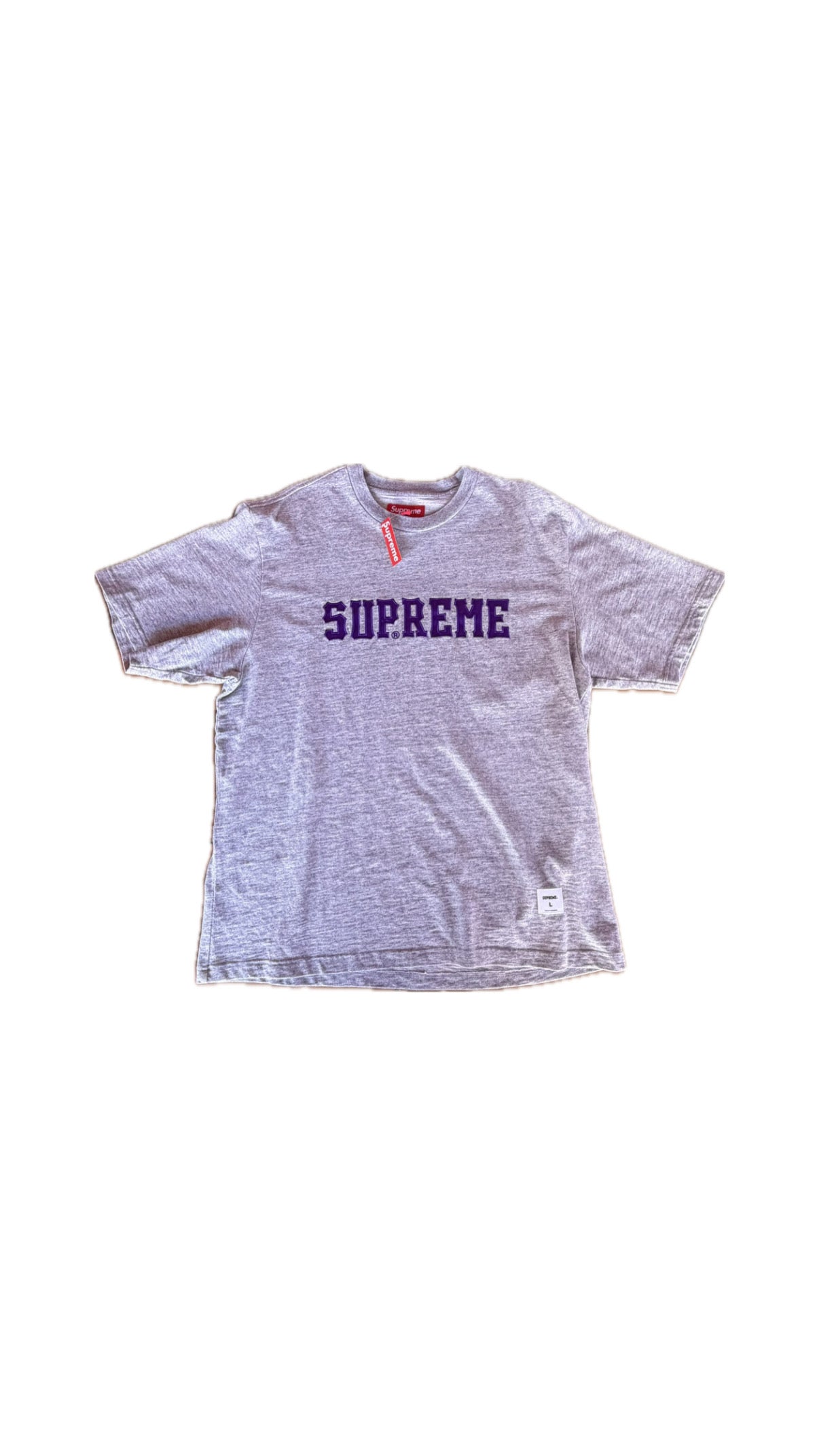Supreme s/s "grey" tee