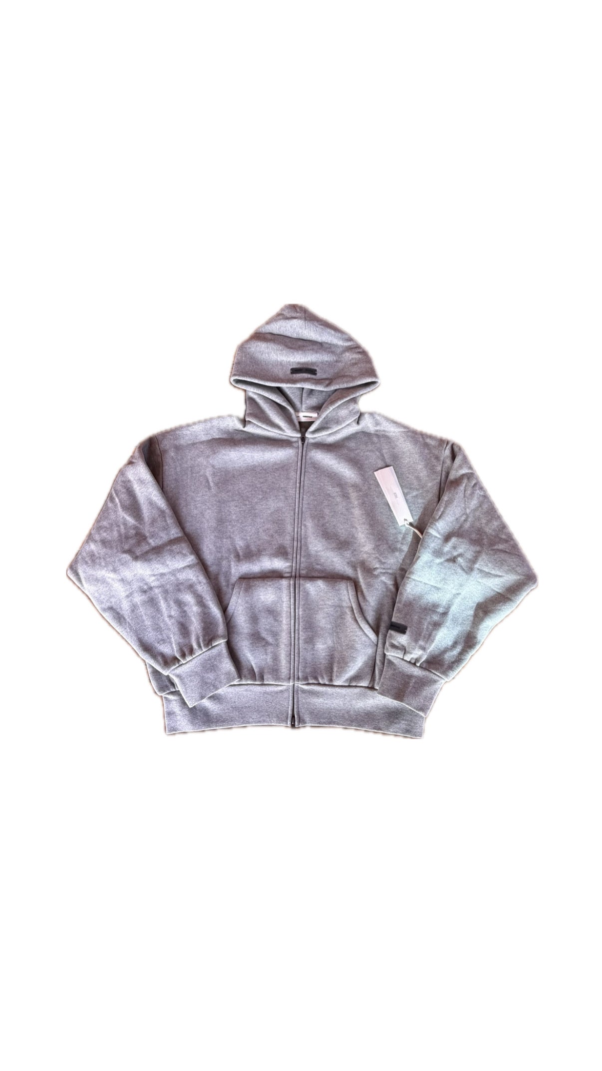 Essentials "dark grey" zip up hoodie