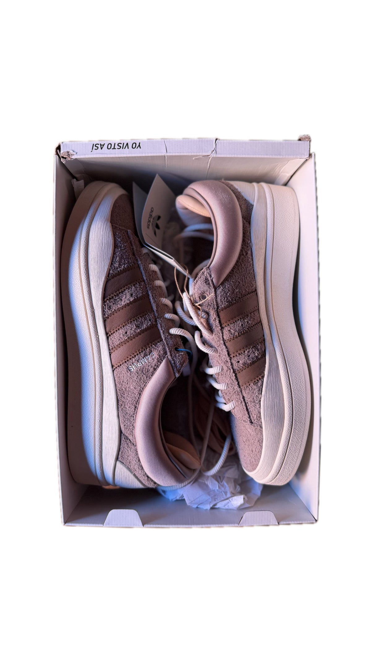 Adidas Bad Bunny "chalky brown"