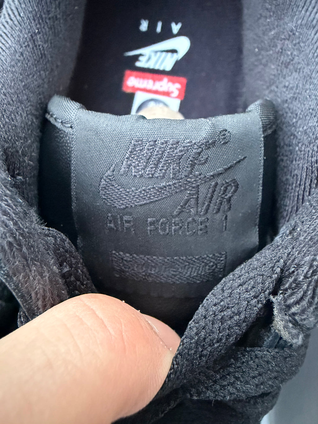 Air Force 1 "Supreme Black"